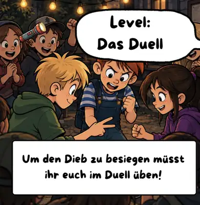 Level-Karte: Duell gegen den Dieb